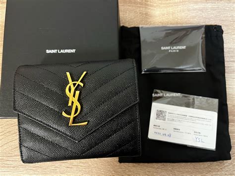 ysl三折短夾